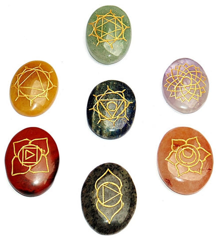 7 stone Chakra set
