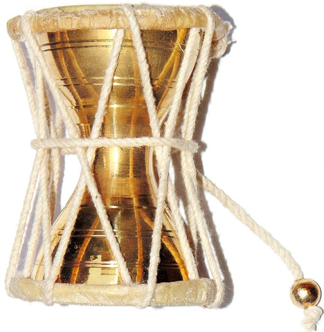 Brass Damaru