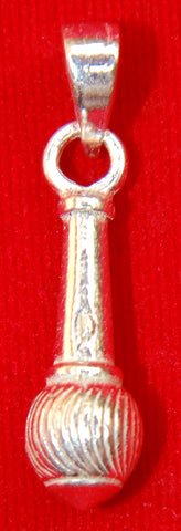 Sri Hanuman Gada (Mace) pure silver pendant - weapon of Sri Hanuman