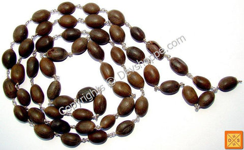 Kamal gatta (lotus seed) mala in Silver