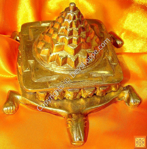 Panchdhatu Kurm Meru Shri Yantra