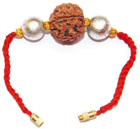 Parad Rudraksha wristband