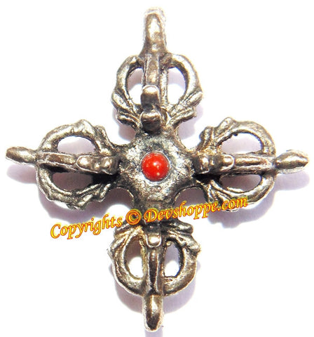 Tibetan Double Dorje Pendant