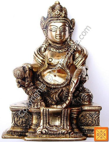 Lord Kubera idol in ashtadhatu