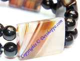 Bulls eye (Bullseye) Agate Bracelet to remove fear