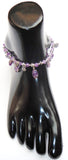 Amethyst Anklet - made up from Amethyst beads