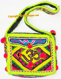 Aum (Om) woolen Shoulder (jhola) bag ~ Design 3