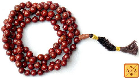 Jasper mala for boosting immune system and extracting pollutants from the body