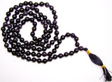 Blue Sunstone high quality faceted beads mala for good fortune and Prosperity