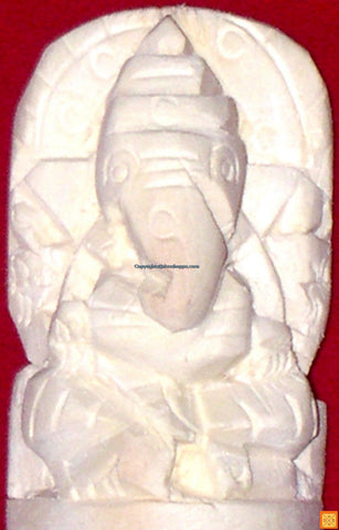 Carved Swetark Ganapati from Madar Root