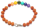 Rudraksha Chakra beads bracelet