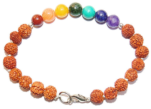 Rudraksha Chakra beads bracelet