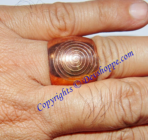 Chakra Copper Ring