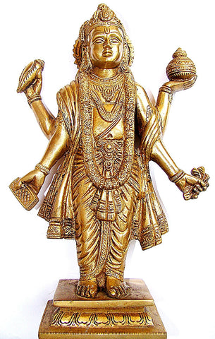 Sri Dhanvantri idol in brass