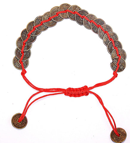 Feng Shui lucky coin Bracelet