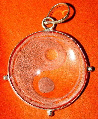 Feng Shui Yin Yang Crystal Pendant