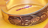 Fish cuff bracelet