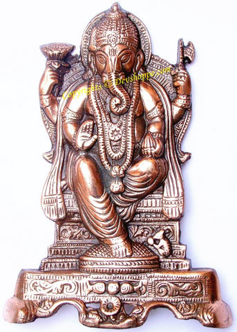 Ganesha in sitting pose wall hanging
