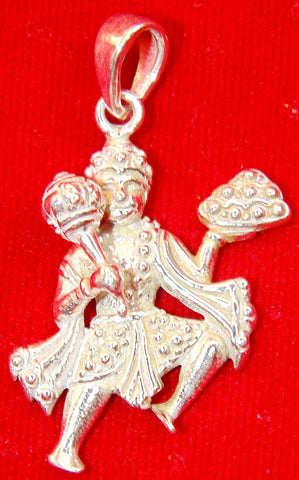 Sri Hanuman pure silver pendant