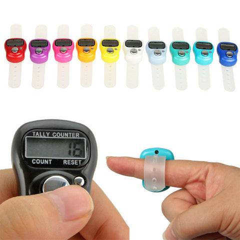 Mini Hand tally counter - Finger ring digital electronic head count ~ –  Surplus Factory