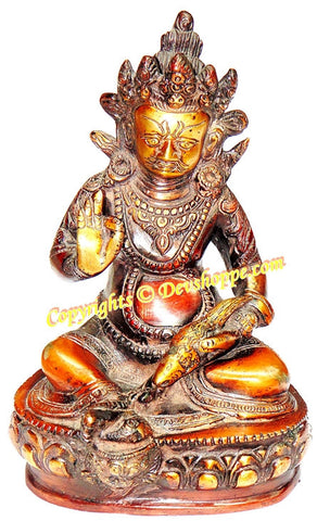 Lord Kuber (Kubera) hand painted idol 