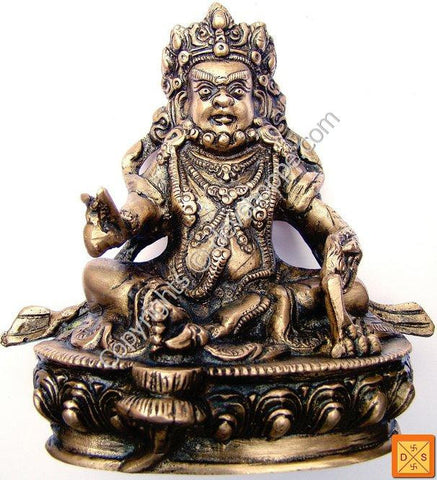 Lord Kuber idol in Brass with antique finish