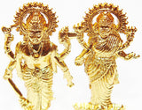 Set of ten small Vishnu Lakshmi idols for gifting purpose