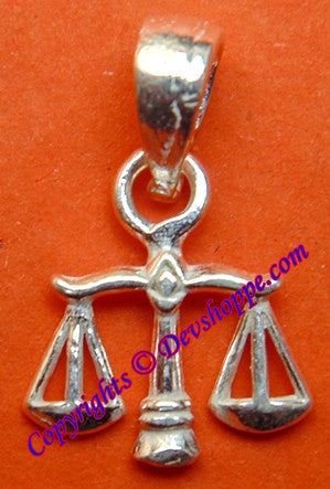 Libra (Tula) sun sign zodiac pendant