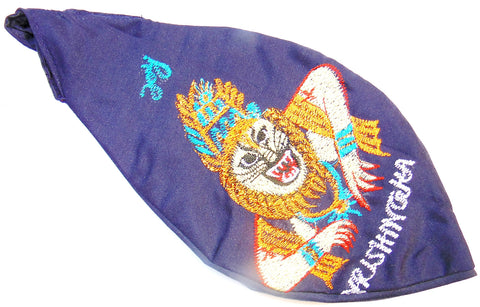 Lord Narasimha Gaumukhi (Gomukhi) bag - Blue