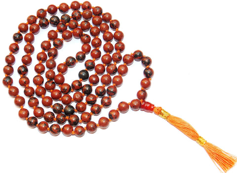 Mahogany Obsidian mala to get rid of Negative energies and to gain positivity