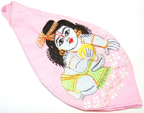 Baby Krishna Gomukhi Bag - Pink