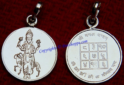 Mangal yantra pendant