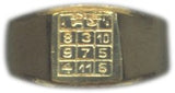 Mesha (Aries) Rashi /Rasi / Zodiac Ring in brass