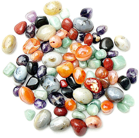Natural Multi Colour Quartz Pebbles - 10 KG pack