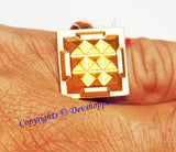 Brass Pyramid ring