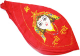 Sri Radha Gaumukhi (Gomukhi) japa mala bag - Red