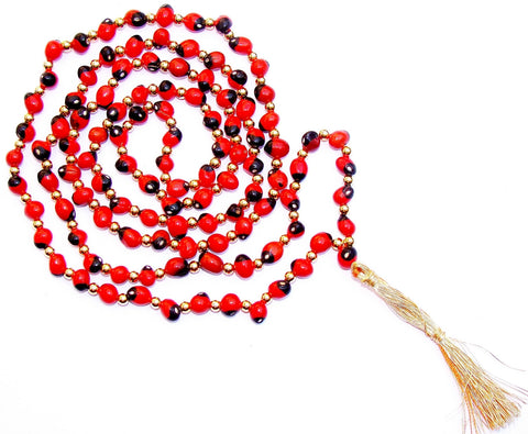 Red Chirmi mala for wealth and prosperity