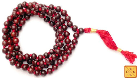 Red Sandalwood (lal chandan) mala to remove disorders of blood