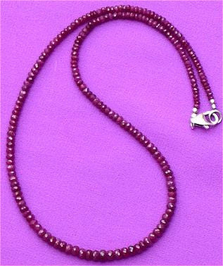 Precious Ruby (Manik) necklace