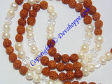 Rudraksha Pearl combination mala