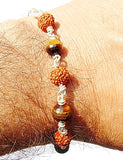 Rudraksha tigereye bracelet