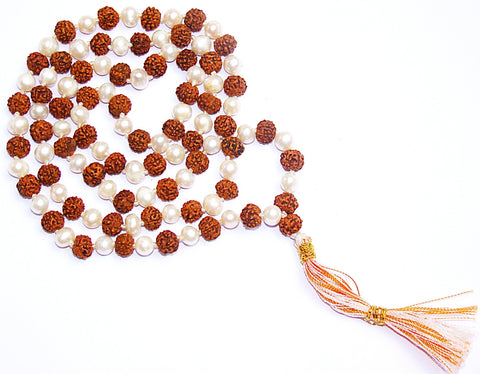 Rudraksha Pearl (moti) combination mala Superb quality