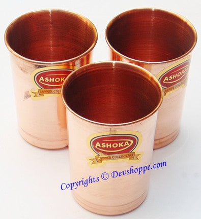 Set of copper glasses