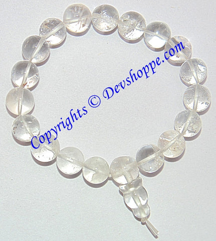 Blue White Sphatik Crystal Beads Pooja Bracelet Hindu Puja Jewelry Prayer  Beads | eBay