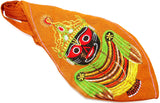 Sri Jagannath Gomukhi japa mala bag - Brown