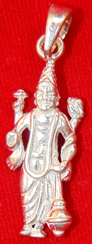 Sri Maha Vishnu pure silver pendant