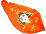 Sri Radha Gaumukhi (Gomukhi) japa mala bag - Orange