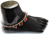 Sunstone Anklet - made up from Sunstone beads